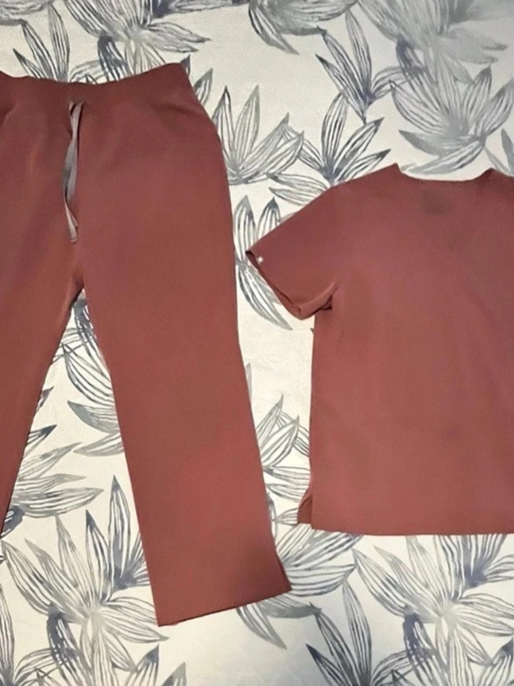 FIGS Technical Collection Scrub Set Red Two-Piece Set